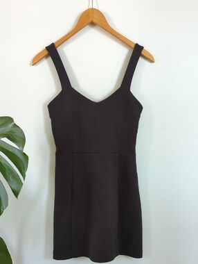 Silence And Noise Black Mini Dress